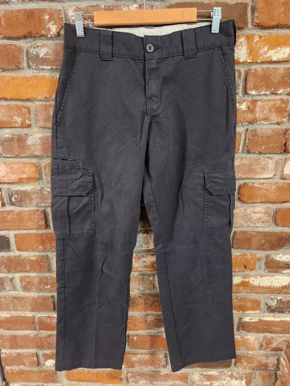 Dickies Black Regular Straight Flex Fit Cargo Pants Size 30 x 30